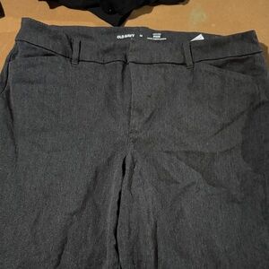 Old Navy Charcoal Flat Front Shorts